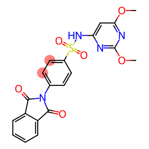 N-(2,6-dimethoxy-4-pyrimidinyl)-4-(1,3-dioxo-1,3-dihydro-2H-isoindol-2-yl)benzenesulfonamide