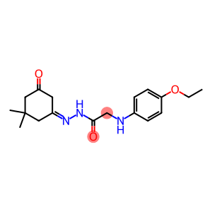 N'-(3,3-dimethyl-5-oxocyclohexylidene)-2-(4-ethoxyanilino)acetohydrazide