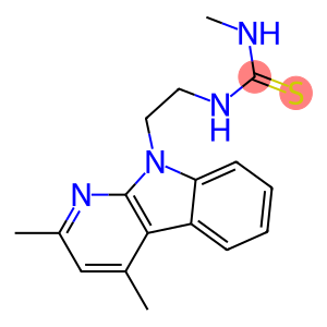 N-[2-(2,4-DIMETHYL-9H-PYRIDO[2,3-B]INDOL-9-YL)ETHYL]-N'-METHYLTHIOUREA