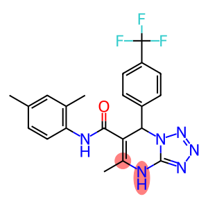 N-(2,4-DIMETHYLPHENYL)-5-METHYL-7-[4-(TRIFLUOROMETHYL)PHENYL]-4,7-DIHYDROTETRAZOLO[1,5-A]PYRIMIDINE-6-CARBOXAMIDE