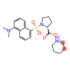 N-(5-DIMETHYLAMINO-1-NAPHTHYLSULFONYL)-L-PROLINEPIPERIDINIUMSALT