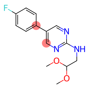 N-(2,2-DIMETHOXYETHYL)-5-(4-FLUOROPHENYL)PYRIMIDIN-2-AMINE