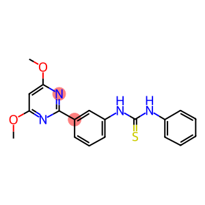 N-[3-(4,6-DIMETHOXYPYRIMIDIN-2-YL)PHENYL]-N'-PHENYLTHIOUREA