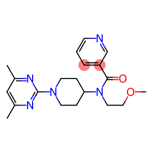 N-[1-(4,6-DIMETHYLPYRIMIDIN-2-YL)PIPERIDIN-4-YL]-N-(2-METHOXYETHYL)NICOTINAMIDE