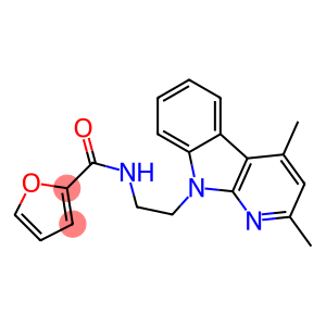 N-[2-(2,4-DIMETHYL-9H-PYRIDO[2,3-B]INDOL-9-YL)ETHYL]-2-FURAMIDE