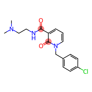 N-[2-(DIMETHYLAMINO)ETHYL]-1-(4-CHLOROBENZYL)-2-PYRIDONE-3-CARBOXAMIDE