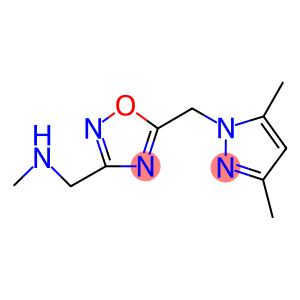 N-((5-[(3,5-DIMETHYL-1H-PYRAZOL-1-YL)METHYL]-1,2,4-OXADIAZOL-3-YL)METHYL)-N-METHYLAMINE