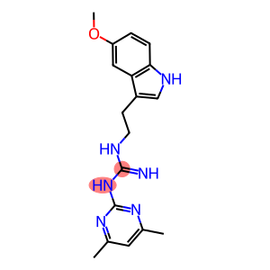 N-(4,6-DIMETHYLPYRIMIDIN-2-YL)-N'-[2-(5-METHOXY-1H-INDOL-3-YL)ETHYL]GUANIDINE