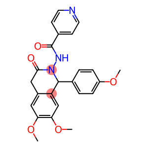 N-(6,7-DIMETHOXY-1-(4-METHOXYPHENYL)-3-OXO-3,4-DIHYDROISOQUINOLIN-2(1H)-YL)ISONICOTINAMIDE