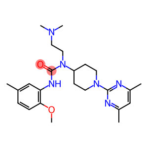 N-[2-(DIMETHYLAMINO)ETHYL]-N-[1-(4,6-DIMETHYLPYRIMIDIN-2-YL)PIPERIDIN-4-YL]-N'-(2-METHOXY-5-METHYLPHENYL)UREA