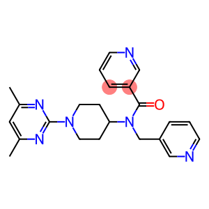 N-[1-(4,6-DIMETHYLPYRIMIDIN-2-YL)PIPERIDIN-4-YL]-N-(PYRIDIN-3-YLMETHYL)NICOTINAMIDE