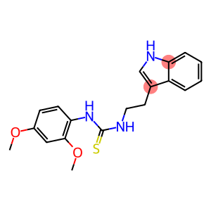 N-(2,4-DIMETHOXYPHENYL)-N'-[2-(1H-INDOL-3-YL)ETHYL]THIOUREA