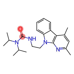 N'-[2-(2,4-DIMETHYL-9H-PYRIDO[2,3-B]INDOL-9-YL)ETHYL]-N,N-DIISOPROPYLUREA