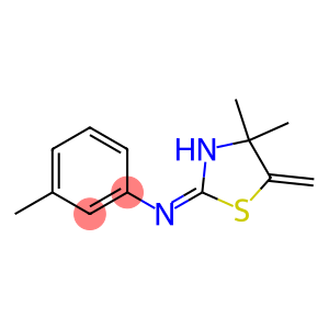 N1-(4,4-dimethyl-5-methylidene-1,3-thiazolan-2-yliden)-3-methylaniline