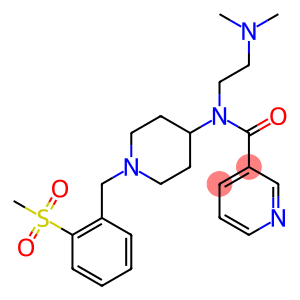 N-[2-(DIMETHYLAMINO)ETHYL]-N-(1-[2-(METHYLSULFONYL)BENZYL]PIPERIDIN-4-YL)NICOTINAMIDE