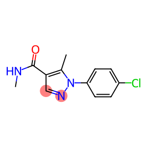 N4,5-dimethyl-1-(4-chlorophenyl)-1H-pyrazole-4-carboxamide