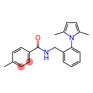 N-[2-(2,5-dimethyl-1H-pyrrol-1-yl)benzyl]-4-methylbenzenecarboxamide