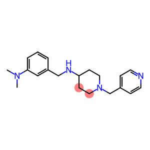 N-[3-(DIMETHYLAMINO)BENZYL]-1-(PYRIDIN-4-YLMETHYL)PIPERIDIN-4-AMINE