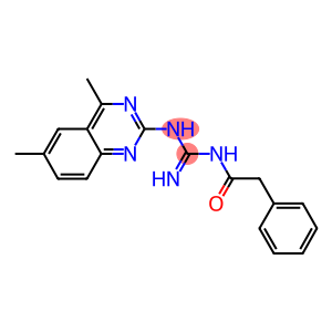 N-[[(4,6-DIMETHYLQUINAZOLIN-2-YL)AMINO](IMINO)METHYL]-2-PHENYLACETAMIDE