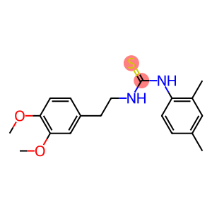 N-(3,4-dimethoxyphenethyl)-N'-(2,4-dimethylphenyl)thiourea