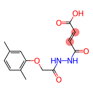 3-(N'-[2-(2,5-DIMETHYL-PHENOXY)-ACETYL]-HYDRAZINOCARBONYL)-ACRYLIC ACID