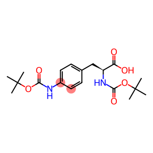 N-[(1,1-Dimethylethoxy)carbonyl]-4-[[(1,1-dimethylethoxy)carbonyl]amino]- D-phenylalanine