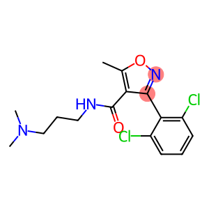 N4-[3-(dimethylamino)propyl]-3-(2,6-dichlorophenyl)-5-methylisoxazole-4-carboxamide