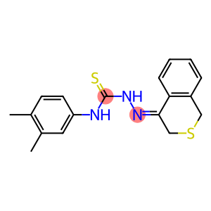 N1-(3,4-dimethylphenyl)-2-(3,4-dihydro-1H-2-benzothiin-4-yliden)hydrazine-1-carbothioamide