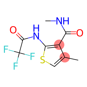 N3,4-dimethyl-2-[(2,2,2-trifluoroacetyl)amino]thiophene-3-carboxamide