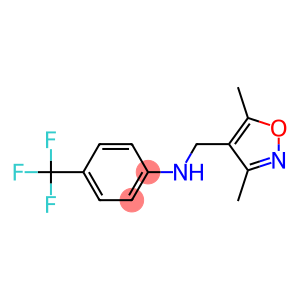 N-[(3,5-dimethyl-1,2-oxazol-4-yl)methyl]-4-(trifluoromethyl)aniline