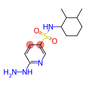 N-(2,3-dimethylcyclohexyl)-6-hydrazinylpyridine-3-sulfonamide