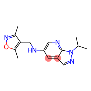 N-[(3,5-dimethyl-1,2-oxazol-4-yl)methyl]-1-(propan-2-yl)-1H-pyrazolo[3,4-b]pyridin-5-amine