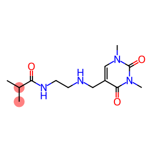 N-(2-{[(1,3-dimethyl-2,4-dioxo-1,2,3,4-tetrahydropyrimidin-5-yl)methyl]amino}ethyl)-2-methylpropanamide