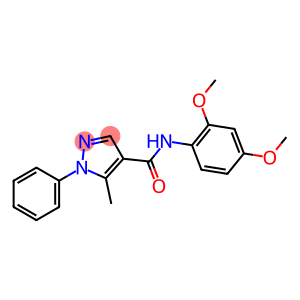 N-(2,4-dimethoxyphenyl)-5-methyl-1-phenyl-1H-pyrazole-4-carboxamide