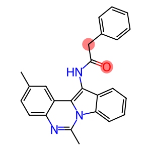 N-(2,6-dimethylindolo[1,2-c]quinazolin-12-yl)-2-phenylacetamide