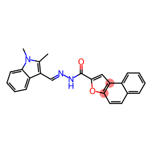 N'-[(1,2-dimethyl-1H-indol-3-yl)methylene]naphtho[2,1-b]furan-2-carbohydrazide