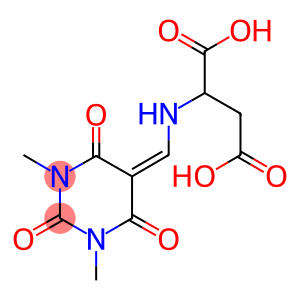 N-[(1,3-dimethyl-2,4,6-trioxotetrahydro-5(2H)-pyrimidinylidene)methyl]aspartic acid