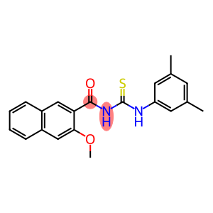 N-(3,5-dimethylphenyl)-N'-(3-methoxy-2-naphthoyl)thiourea