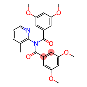 N-(3,5-dimethoxybenzoyl)-3,5-dimethoxy-N-(3-methyl-2-pyridinyl)benzamide