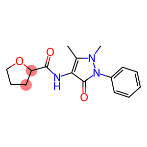 N-(1,5-dimethyl-3-oxo-2-phenyl-2,3-dihydro-1H-pyrazol-4-yl)tetrahydro-2-furancarboxamide