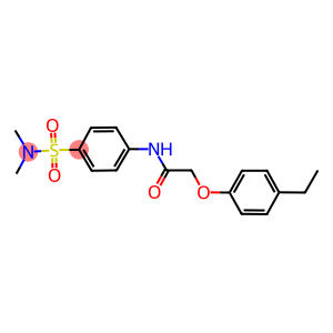 N-{4-[(dimethylamino)sulfonyl]phenyl}-2-(4-ethylphenoxy)acetamide