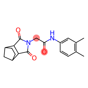 N-(3,4-dimethylphenyl)-2-(3,5-dioxo-4-azatricyclo[5.2.1.0~2,6~]dec-4-yl)acetamide