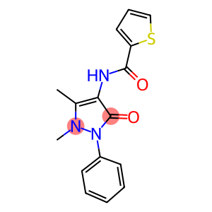 N-(1,5-dimethyl-3-oxo-2-phenyl-2,3-dihydro-1H-pyrazol-4-yl)-2-thiophenecarboxamide