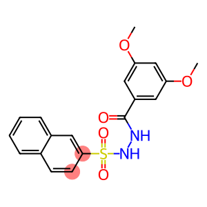 N'-(3,5-dimethoxybenzoyl)-2-naphthalenesulfonohydrazide