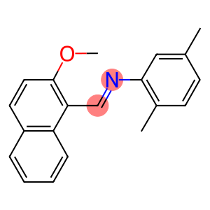 N-(2,5-dimethylphenyl)-N-[(2-methoxy-1-naphthyl)methylene]amine