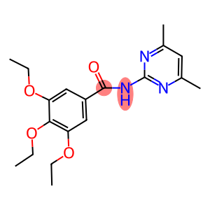 N-(4,6-dimethyl-2-pyrimidinyl)-3,4,5-triethoxybenzamide