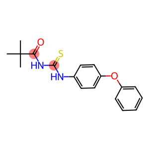 N-(2,2-dimethylpropanoyl)-N'-(4-phenoxyphenyl)thiourea