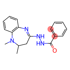 N'-(1,2-dimethyl-2,3-dihydro-1H-1,5-benzodiazepin-4-yl)benzohydrazide