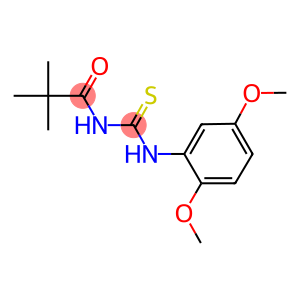 N-(2,5-dimethoxyphenyl)-N'-(2,2-dimethylpropanoyl)thiourea