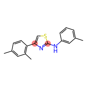 N-[4-(2,4-dimethylphenyl)-1,3-thiazol-2-yl]-N-(3-methylphenyl)amine